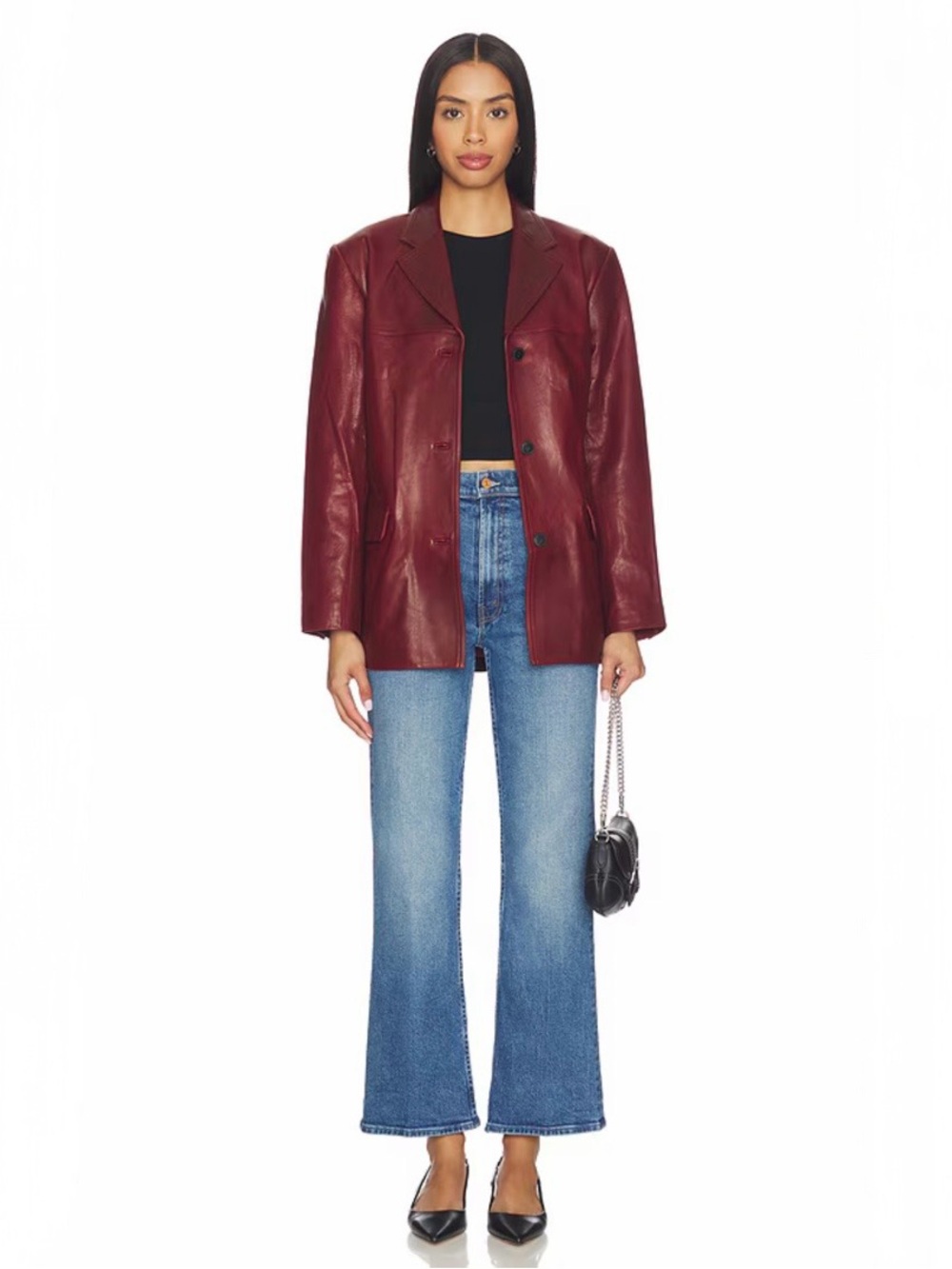 MOTHER High Waisted Bookie Sneak Jean